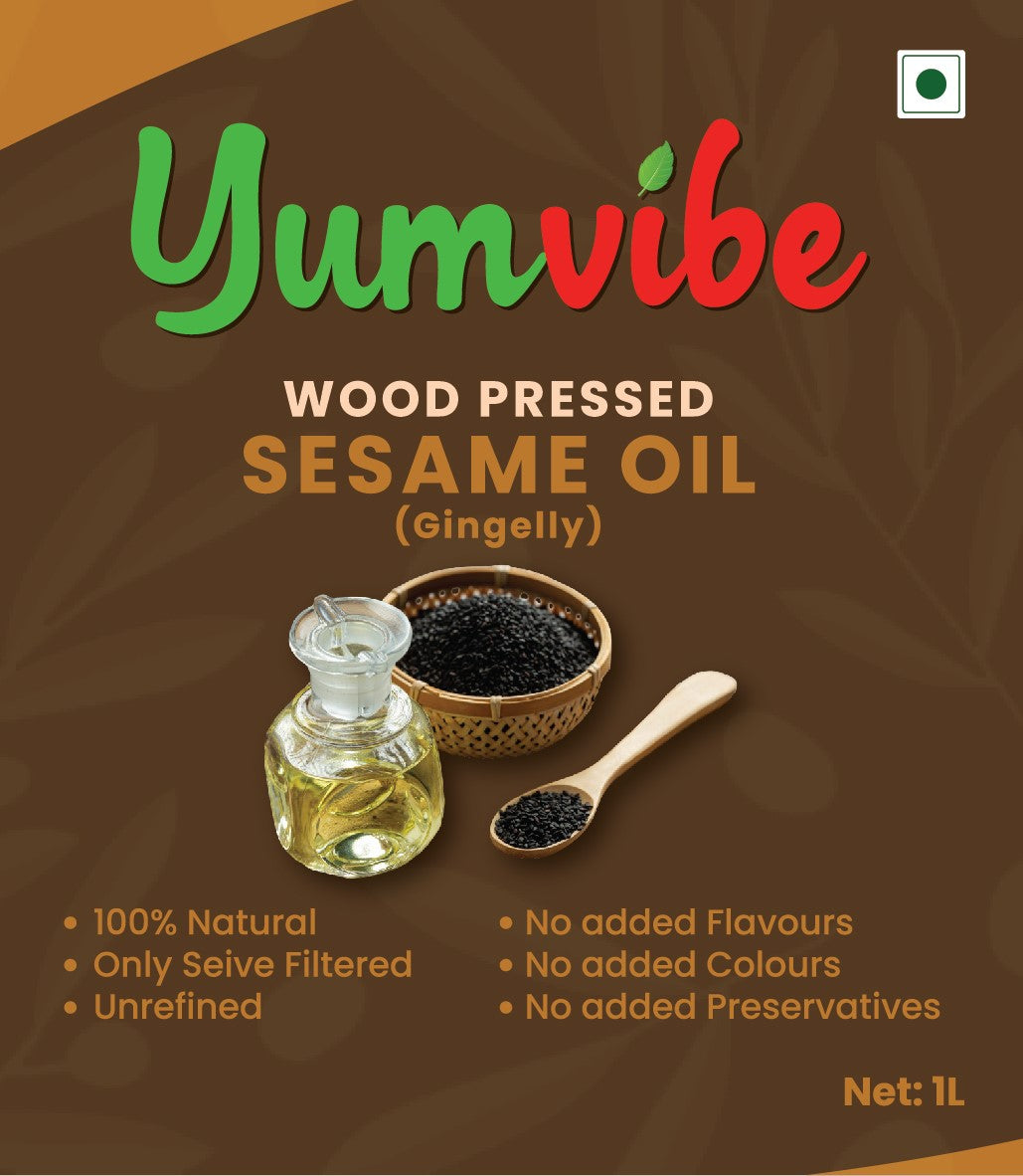 Wood pressed Sesame/Gingelly oil