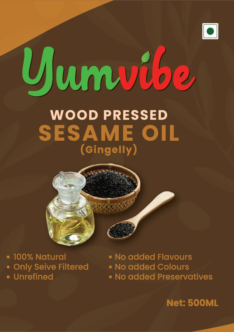 Wood pressed Sesame/Gingelly oil